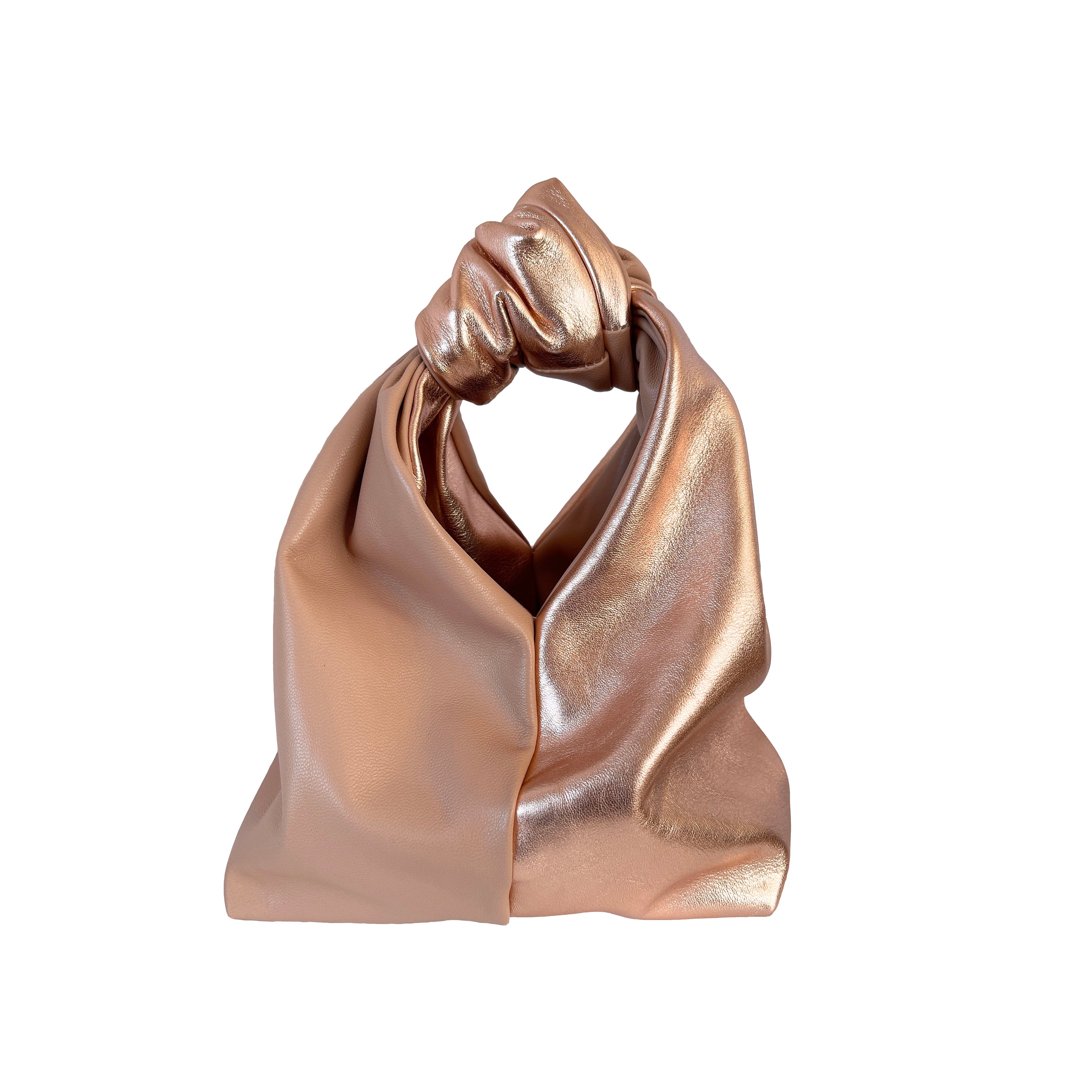 Rose gold hot sale drawstring bag